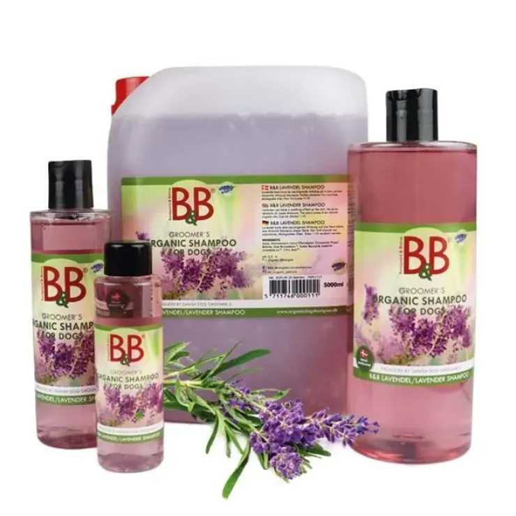 B&B Lavendel Shampoo | Økologisk hundeshampoo