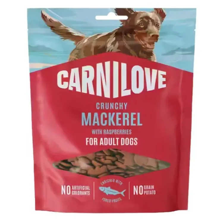Carnilove Crunchy Snack, Mackerel with Raspberries | 200g