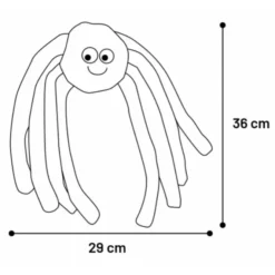 Flamingo Halloween hundelegetøj | Edderkop