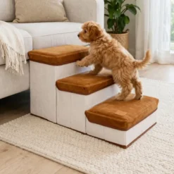 Foldbar hundetrappe med opbevaring