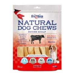 Frigera Natural Dog Chews Oksehovedbund | 250g