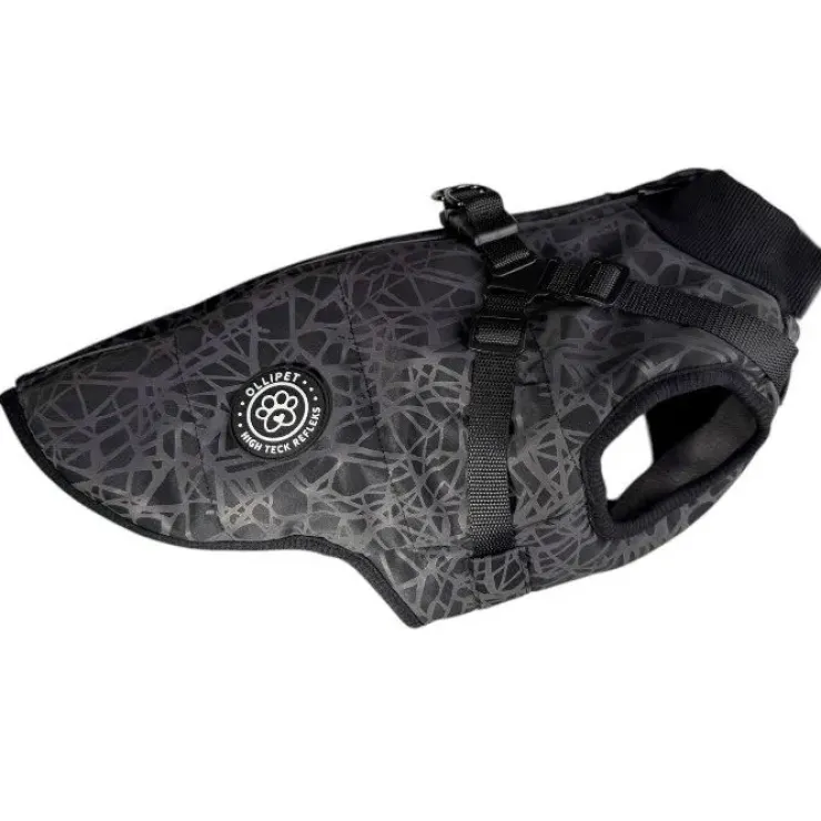 Ollipet High Tech Refleks Hundejakke | m. Sele