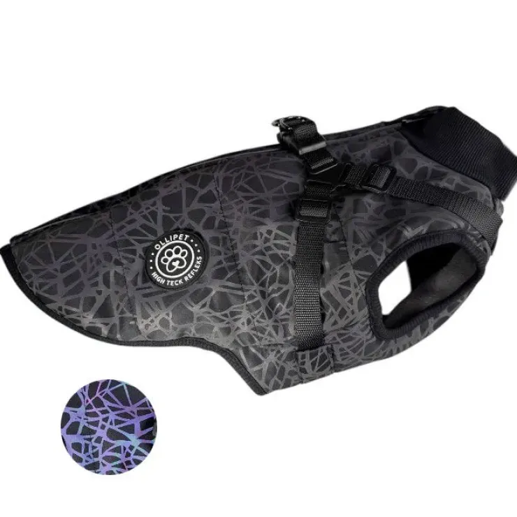Ollipet High Tech Refleks Hundejakke | m. Sele