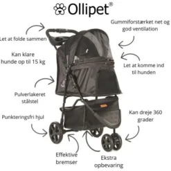 Ollipet Hundeklapvogn Venezia