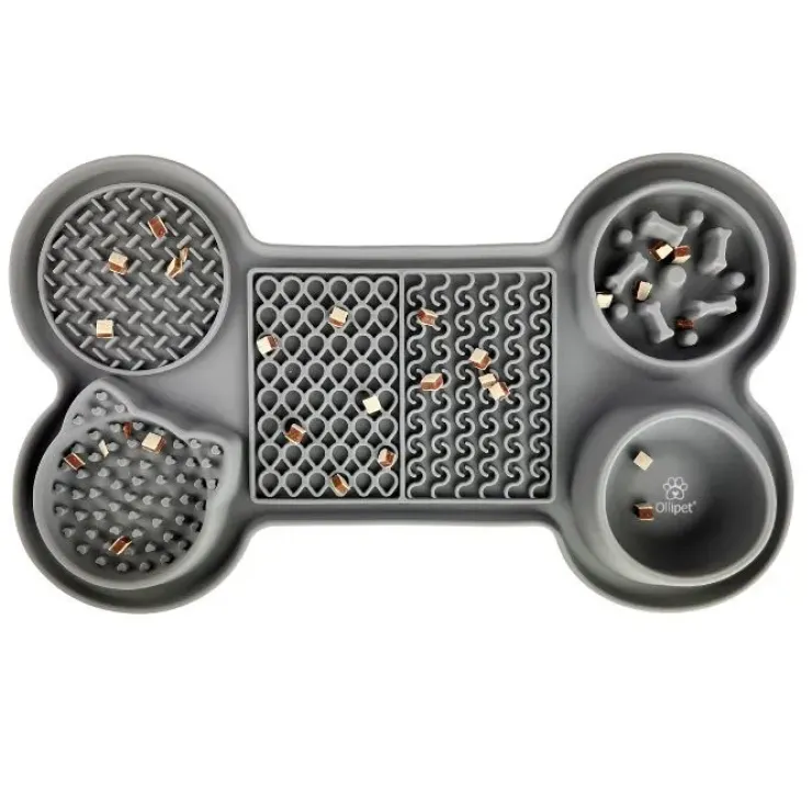 Ollipet 2i1 deluxe slikkemåtte | Stor model