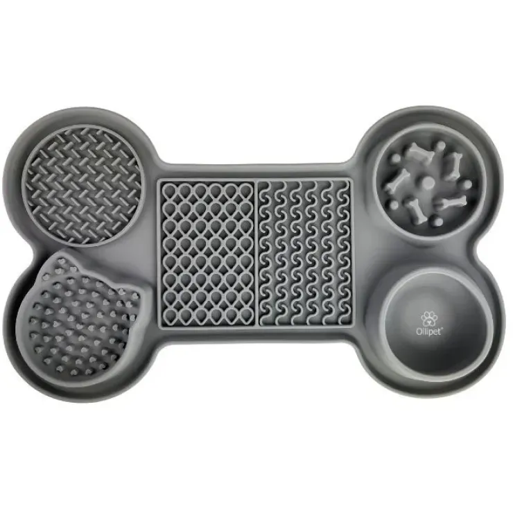 Ollipet 2i1 deluxe slikkemåtte | Stor model