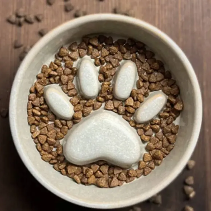 Ollipet paw slowfeeder keramikskål