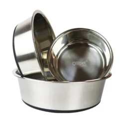 Ollipet Stainless steel bowl anti-slip