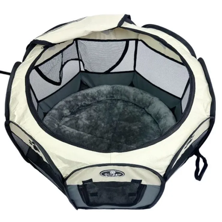 Pakketilbud | Ollipet Hvalpekravlegård m. madras, Ø 73 cm - H. 43 cm