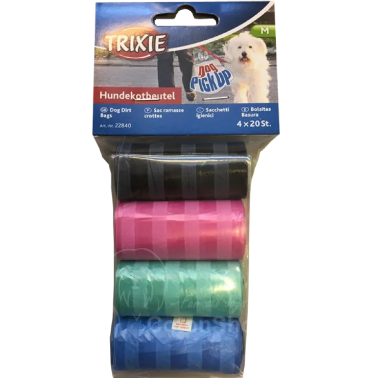 Trixie stribet pølleposer 4 ruller