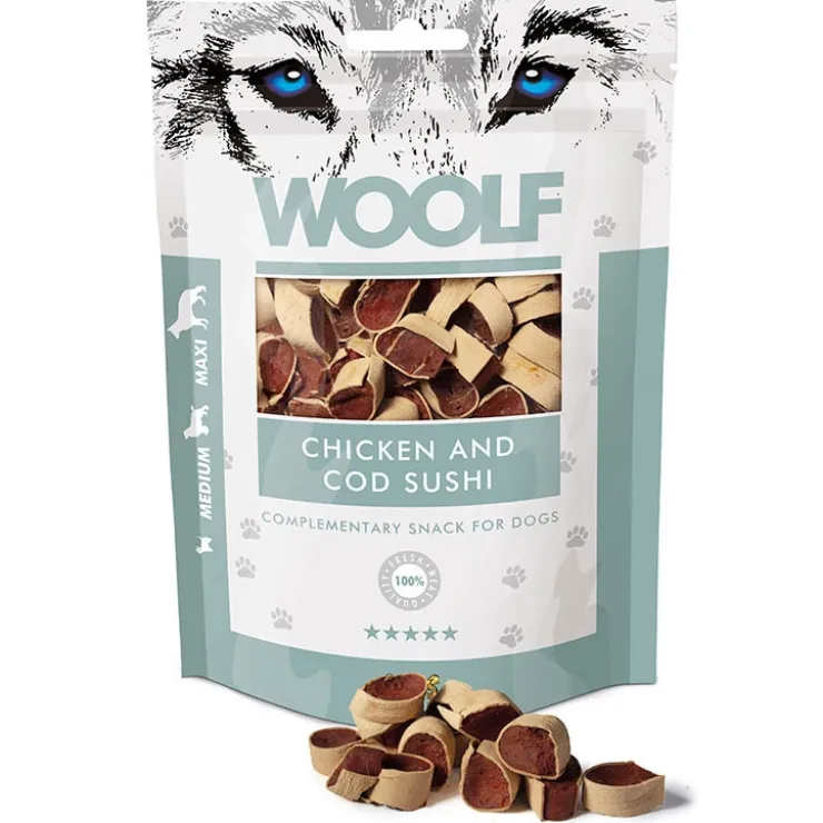 WOOLF Chicken and Cod Sushi | 100g